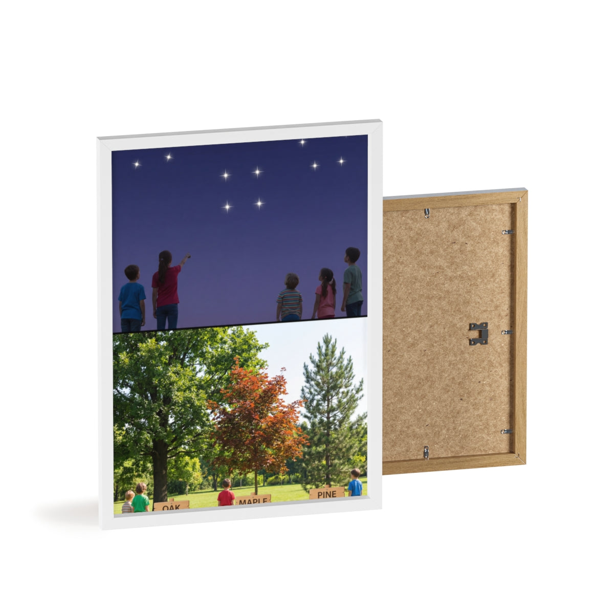 Wooden Framed Poster - Wonder — Portrait