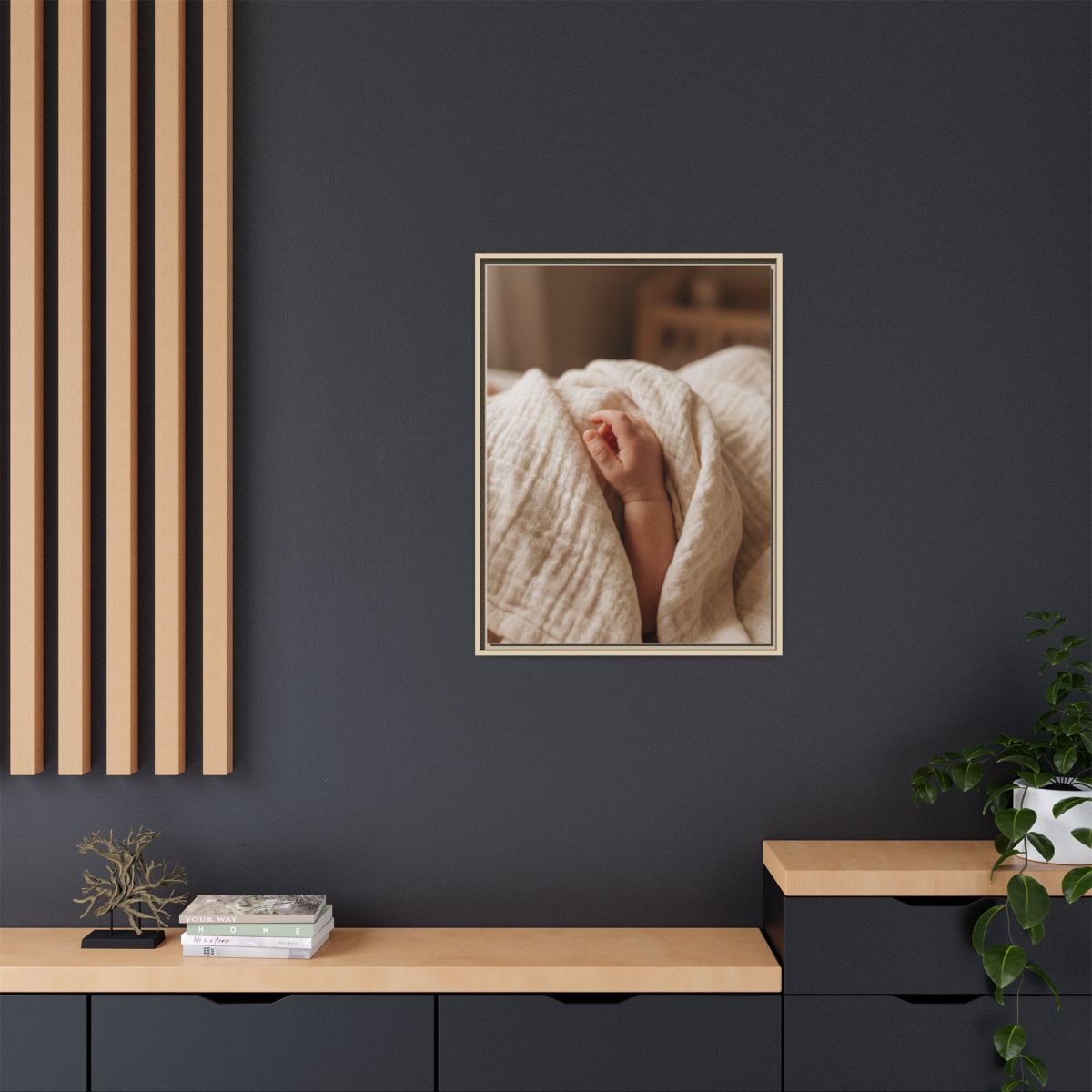Framed Matte Canvas - Gentle Focal Point