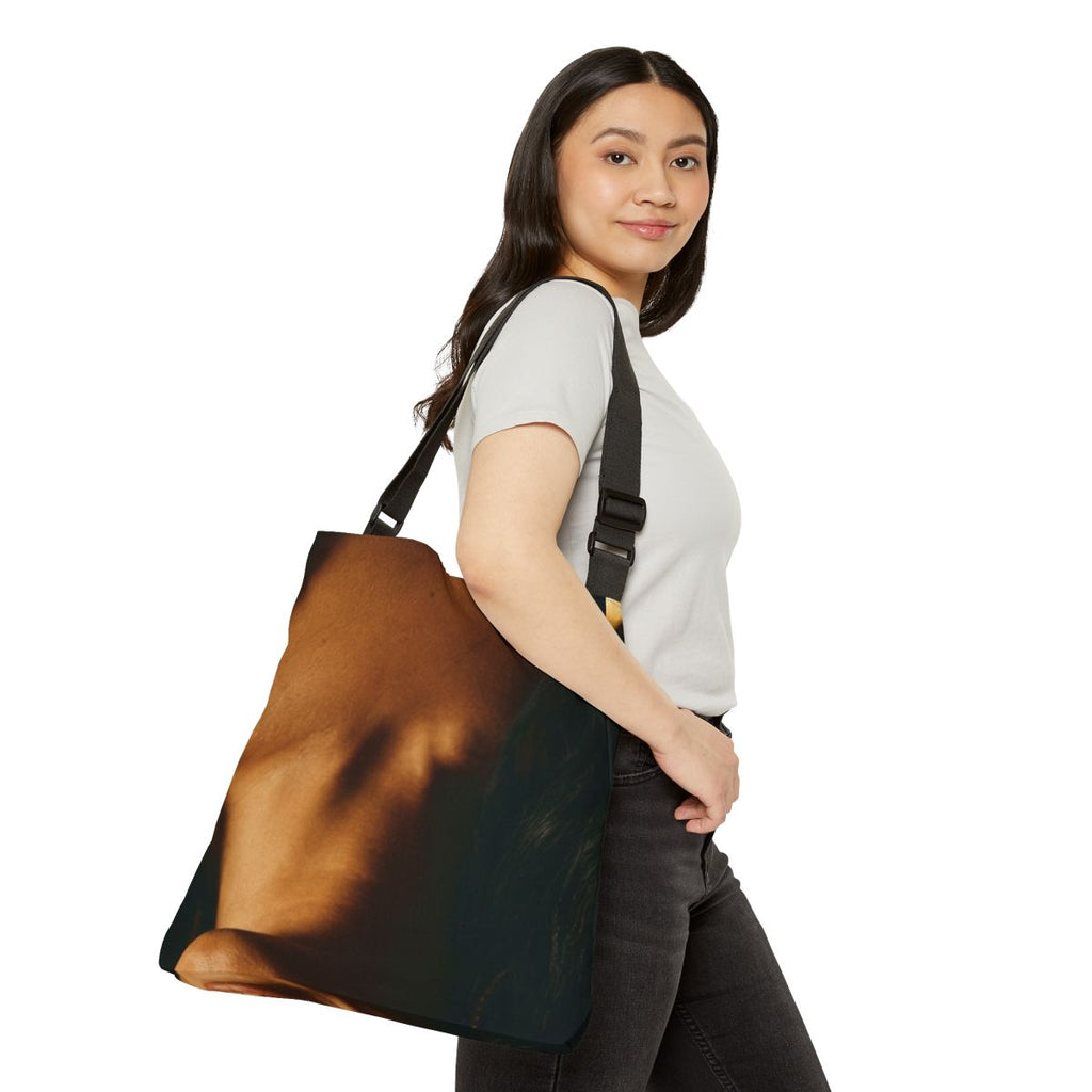 Adjustable Tote Bag - Golden Hour Sunset | Echovira Gallery