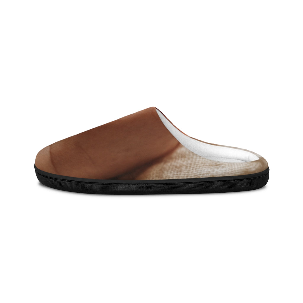 Women's Indoor Slippers - Tender Newborn Hand in Soft Muslin...