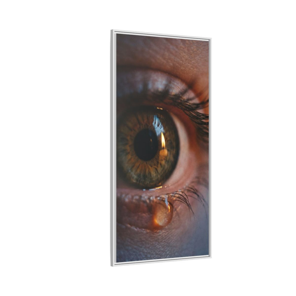 Matte Canvas, Framed - Luminous Tear