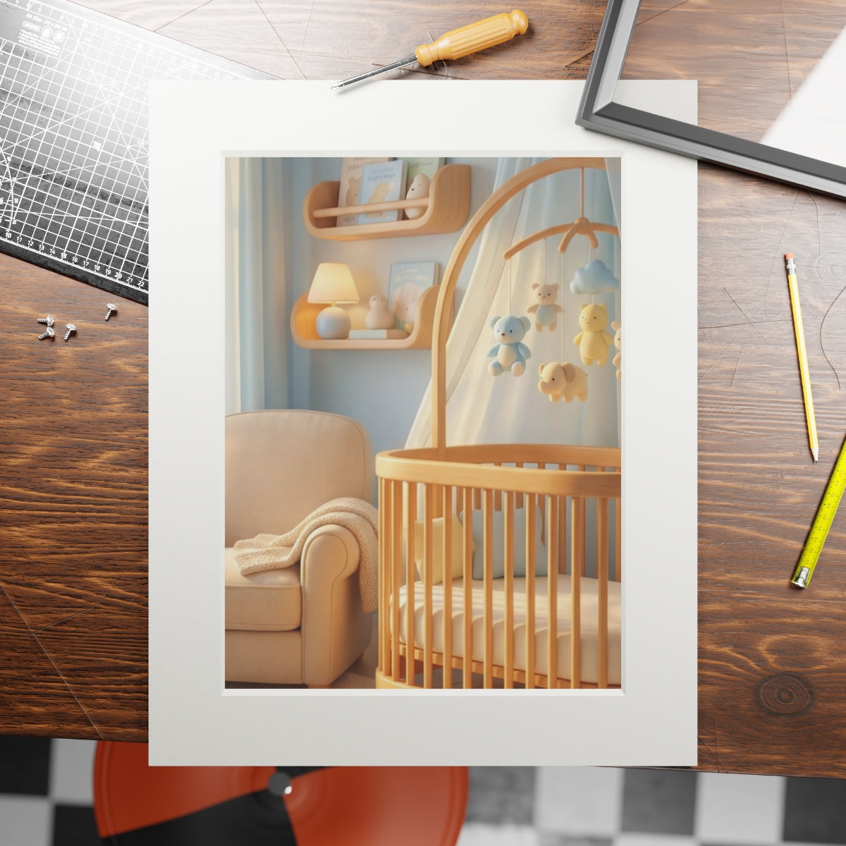 Fine Art Prints - Dreamy Serene Nursery Art — Portrait... |...