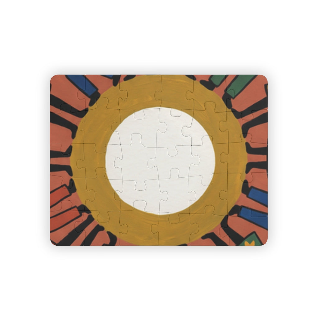 Kids' Puzzle, 30-Piece - Unity Mandala Folk Art | Echovira...