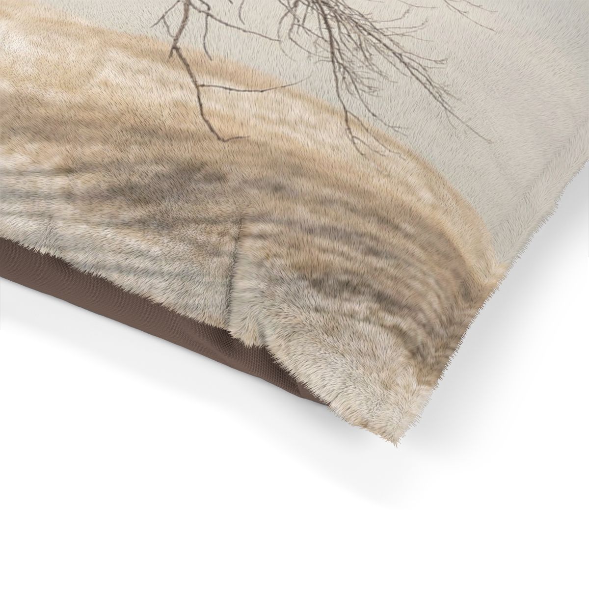 Pet Bed - Winter Branch Solitude Landscape | Echovira...
