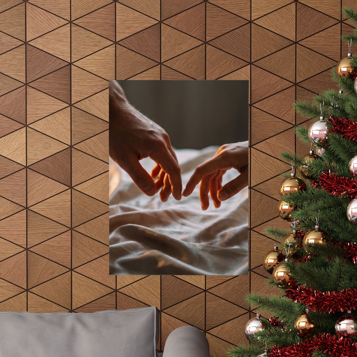 Matte Vertical Posters - Tender Touch (8×10 & 36×54) |...