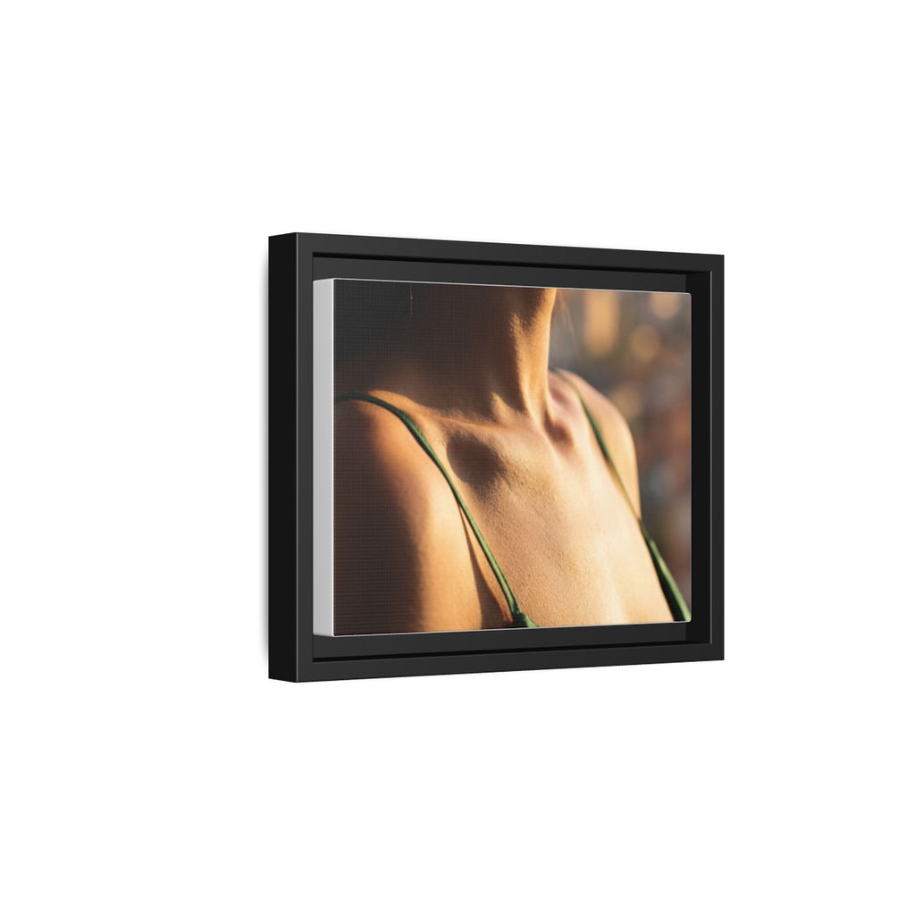 Matte Canvas Framed - Golden Hour Portrait — Black / 1.25"