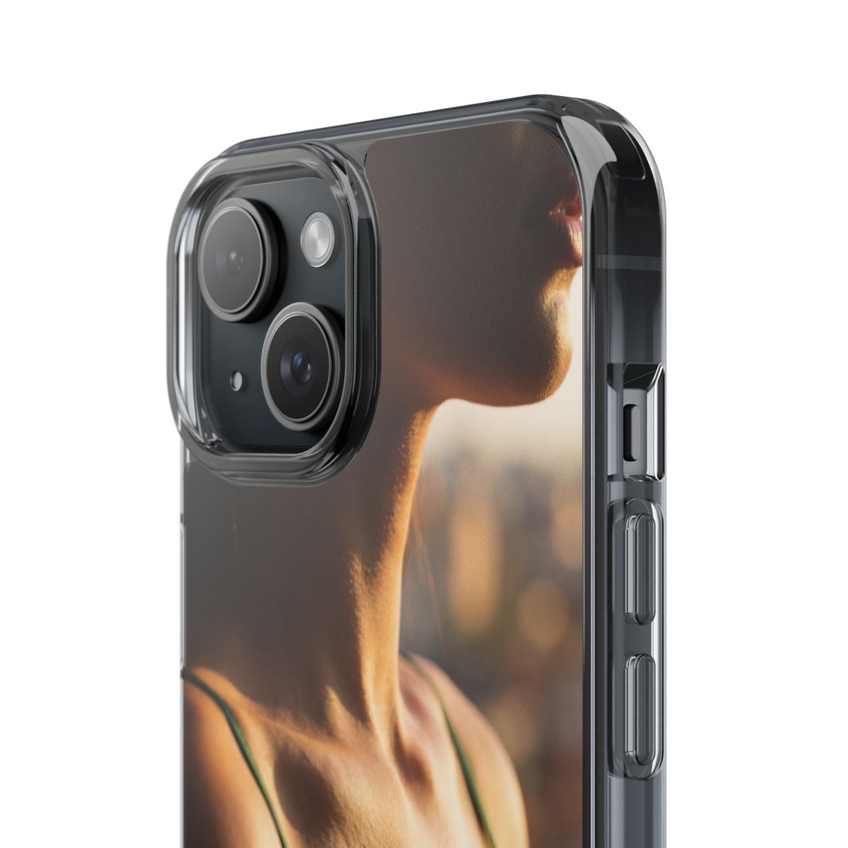 Clear Impact-Resistant Cases - Clear Phone Case - Emerald...