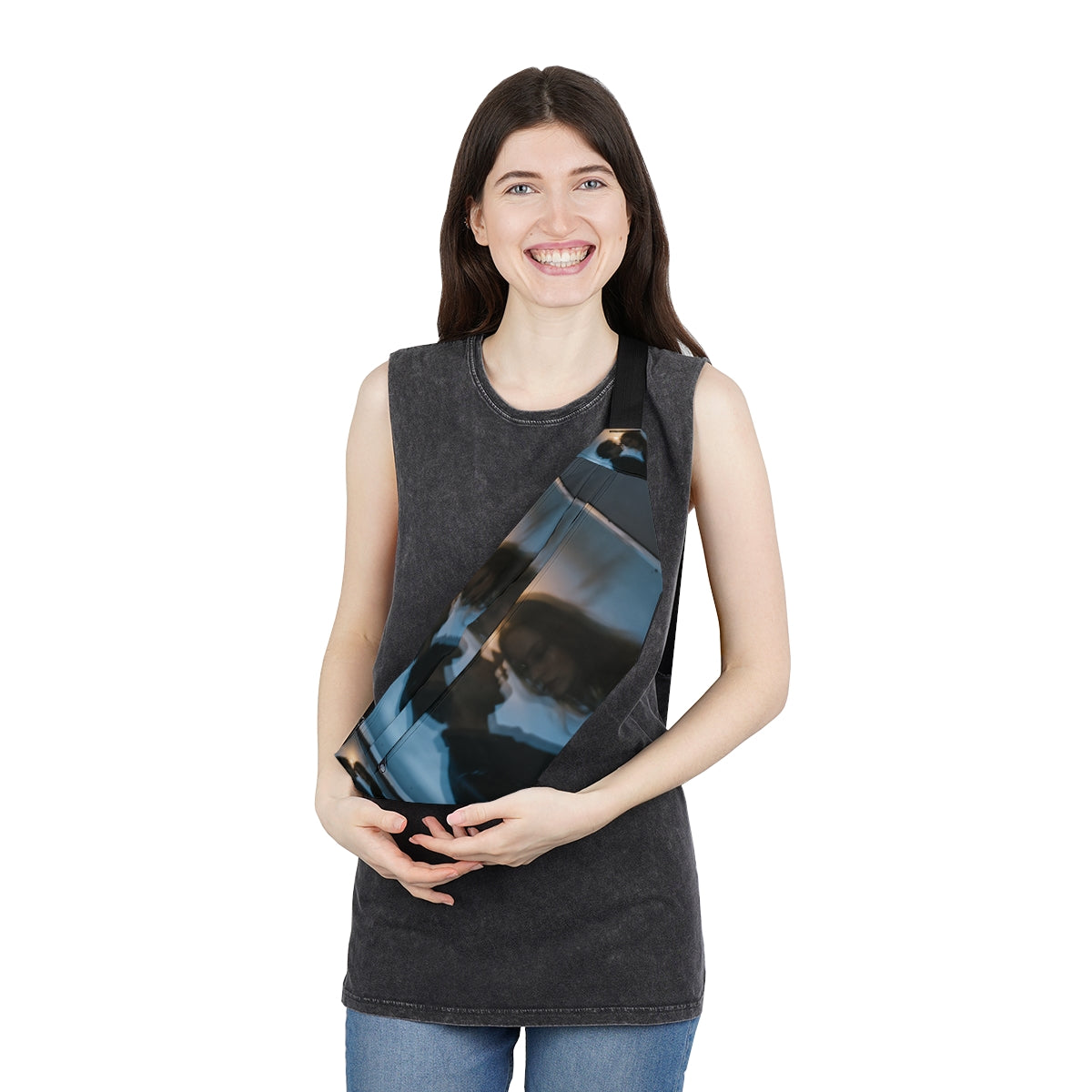 Midnight Reflections Large Fanny Pack - Cozy Utility Sling |...