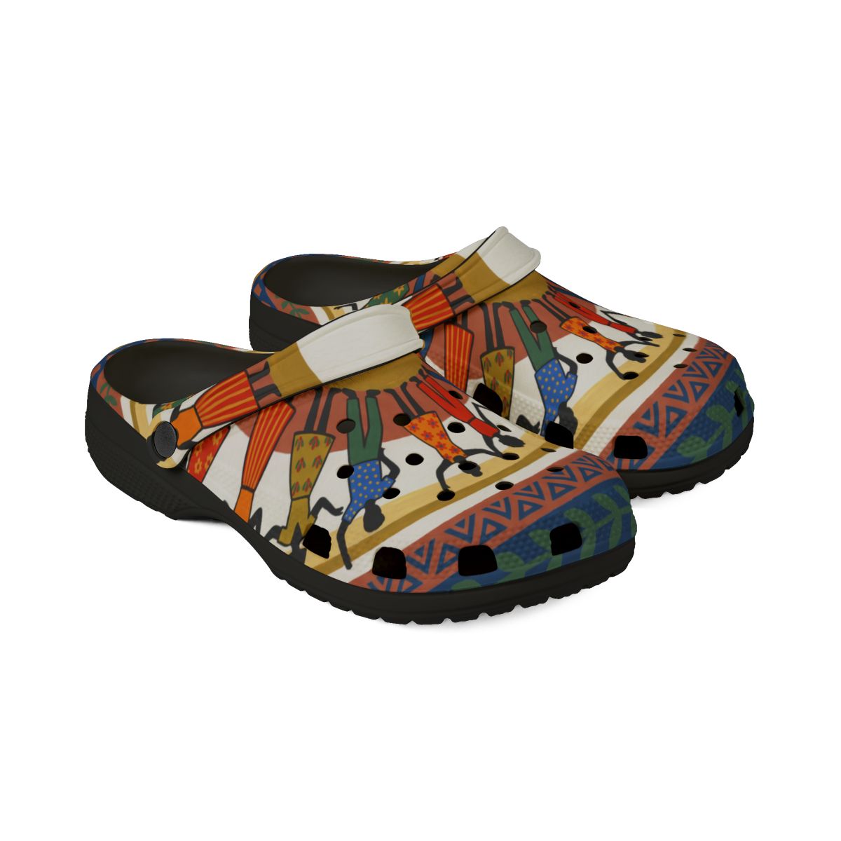 EVA Foam Shoes - Unity Mandala Folk Art | Echovira Gallery