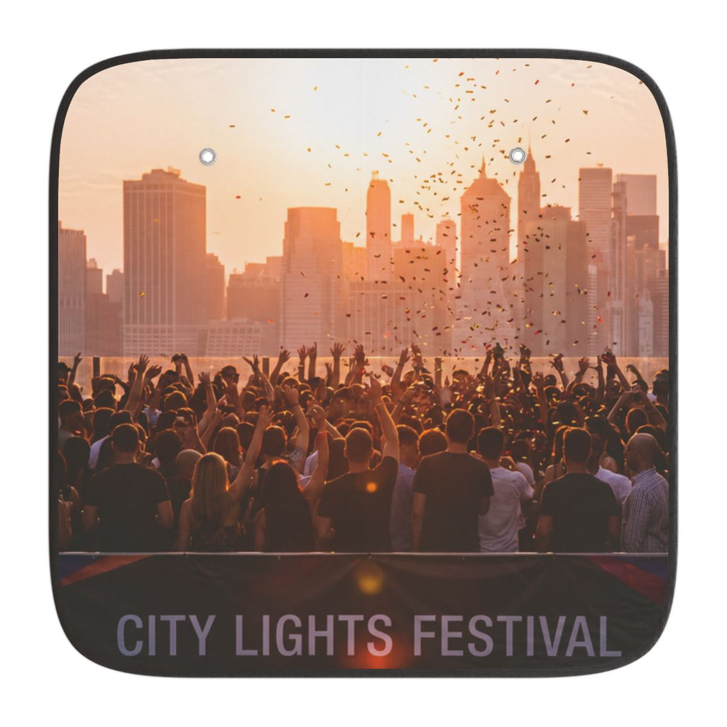Car Sun Shades - City Lights Festival (1 & 2 pcs) | Echovira...