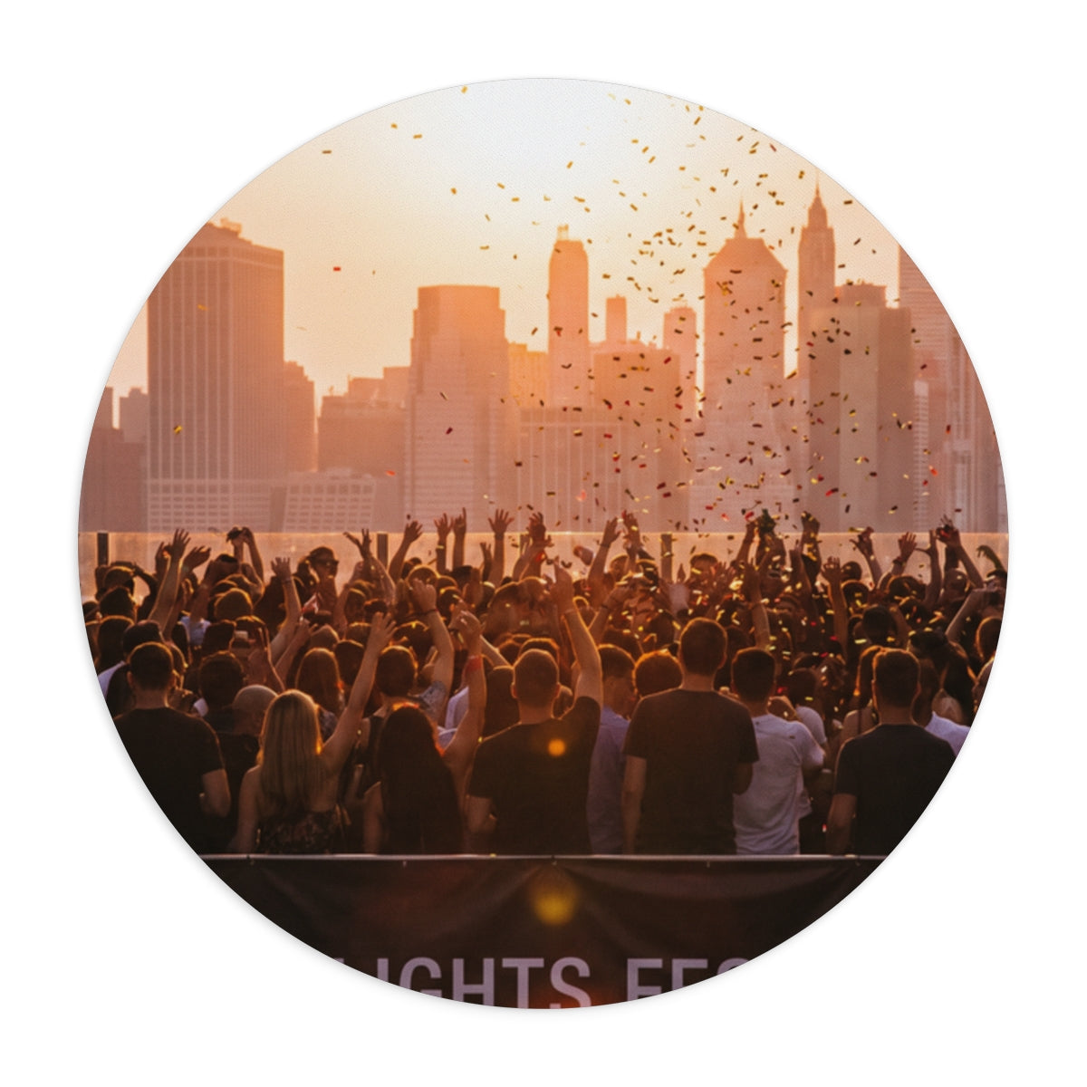 Mouse Pad - City Lights Festival | Echovira Gallery