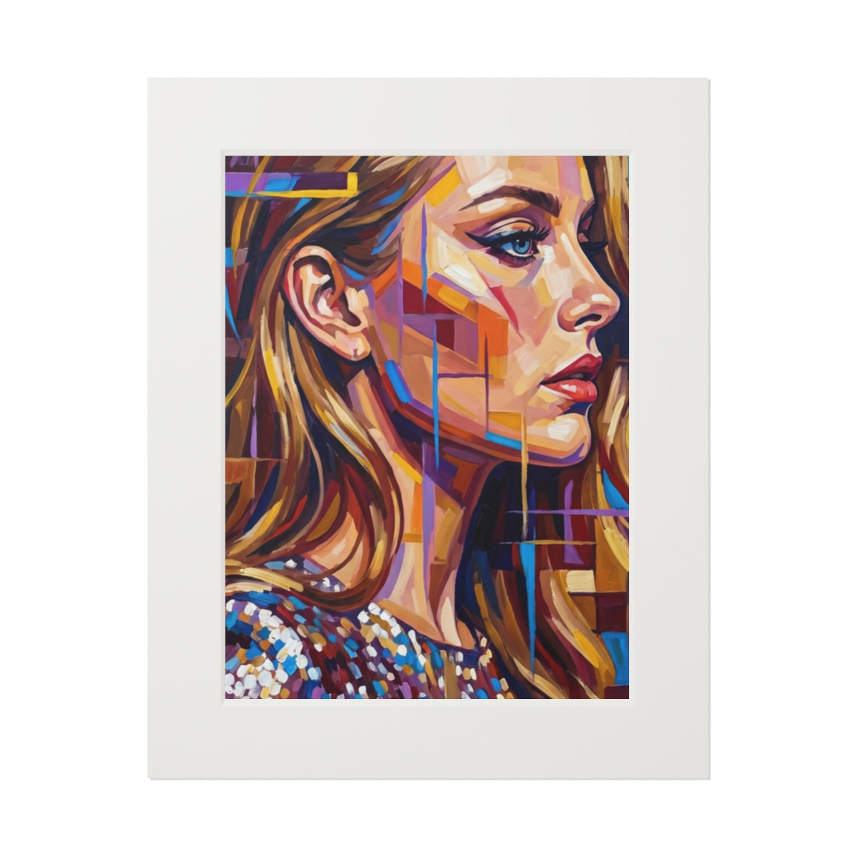 Fine Art Print with Frame - Shattered Elegance (11×14 &... |...