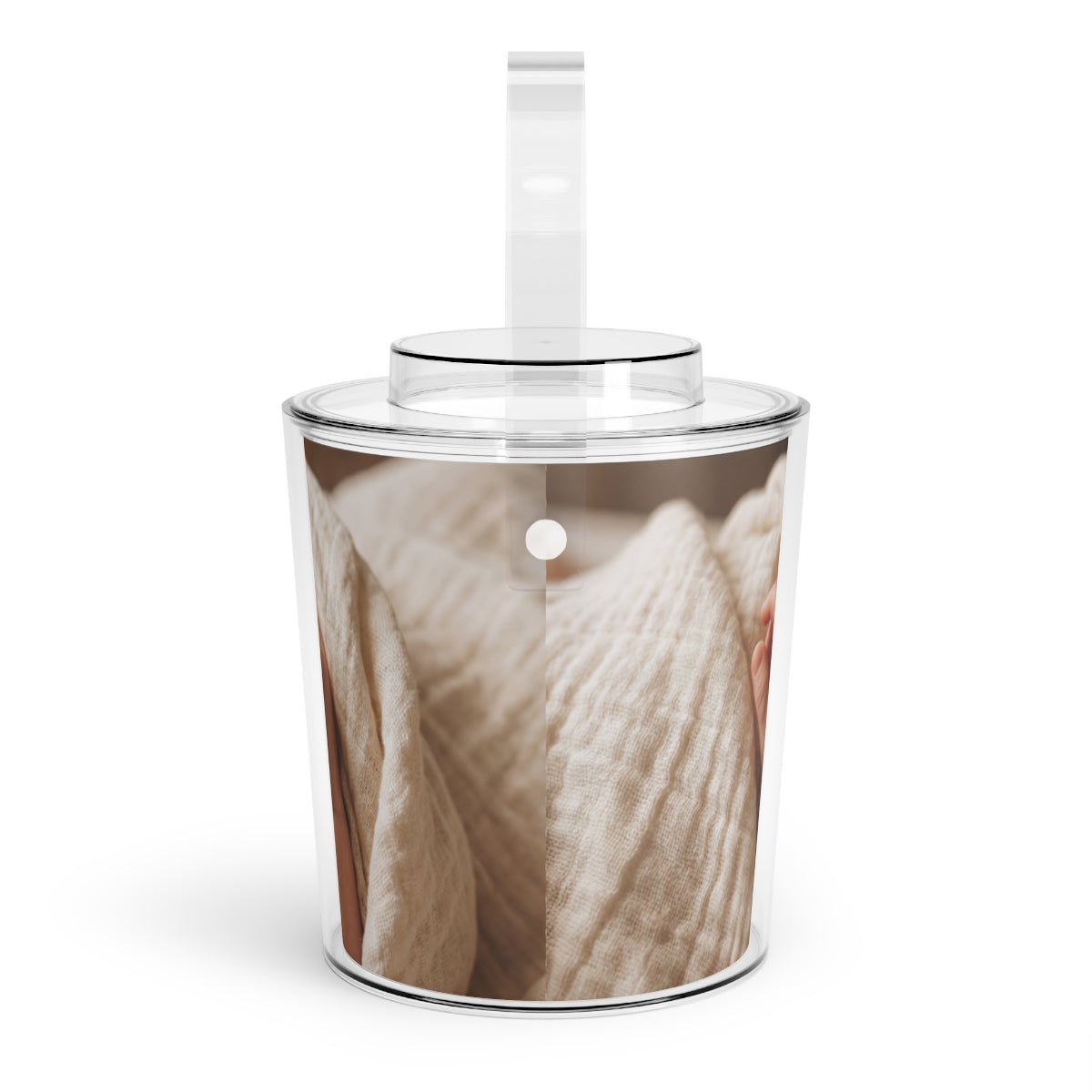 Ice Bucket with Tongs - Ice Bucket - Neutral Elegant...