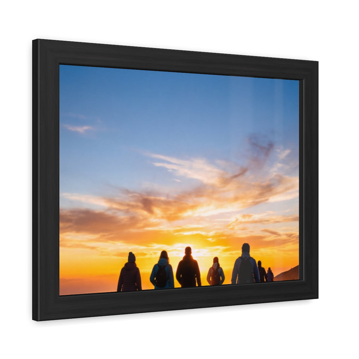 Framed Poster - Sunset Silhouette