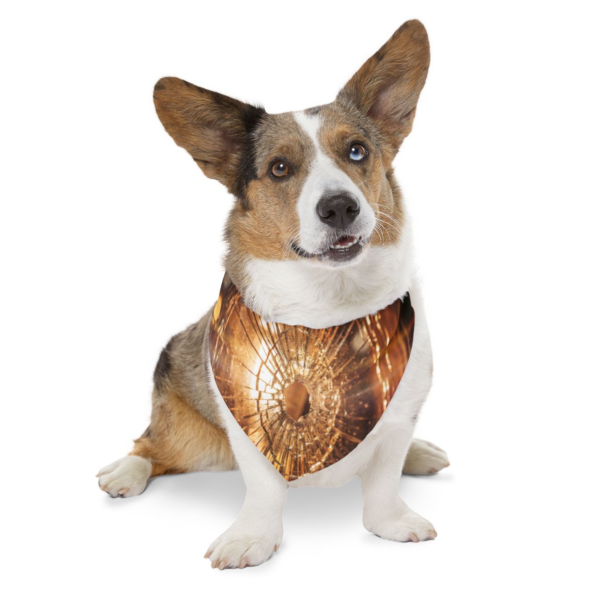 Pet Bandana Collar - Geometric Glow