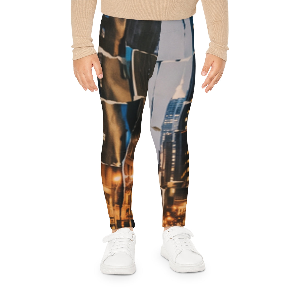 City Skyline Kids Leggings