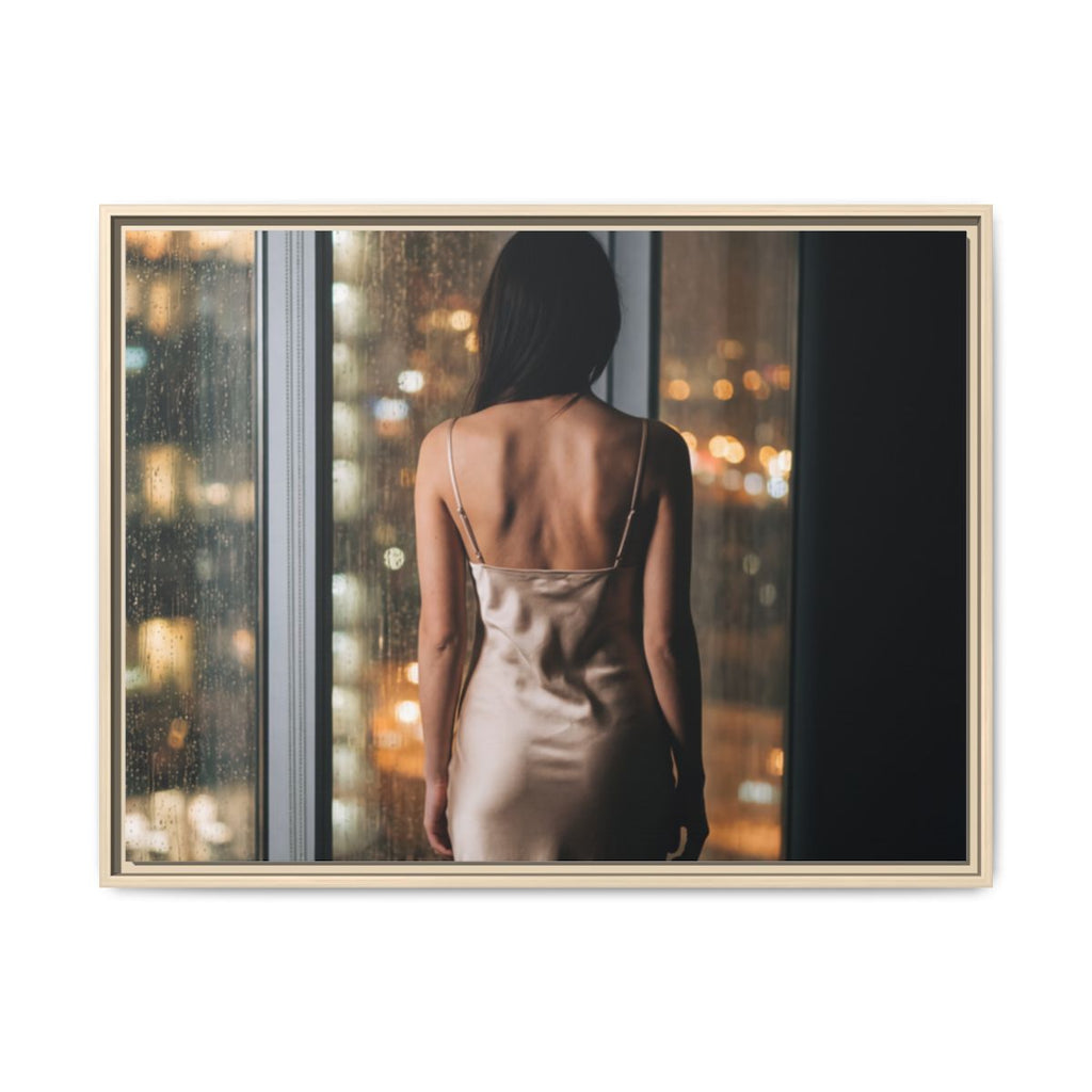 Framed Matte Canvas - Cinematic Nights — Natural / 1.25"