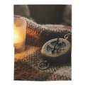 Sundial and Candle Baby Swaddle Blanket