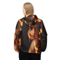 Unisex Windbreaker Jacket - Ember Storm | Echovira Gallery