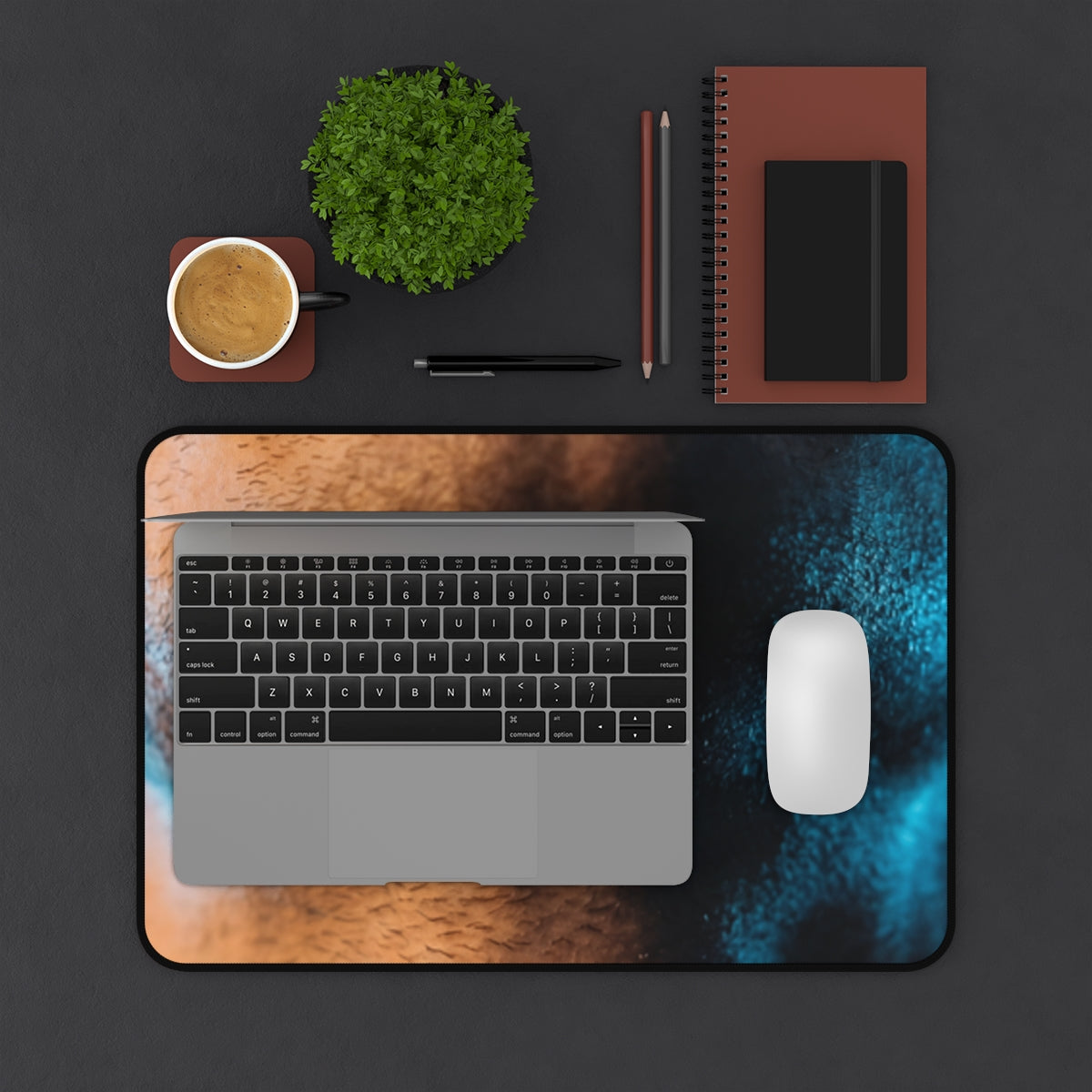 Desk Mat - Neon Edge Workstation