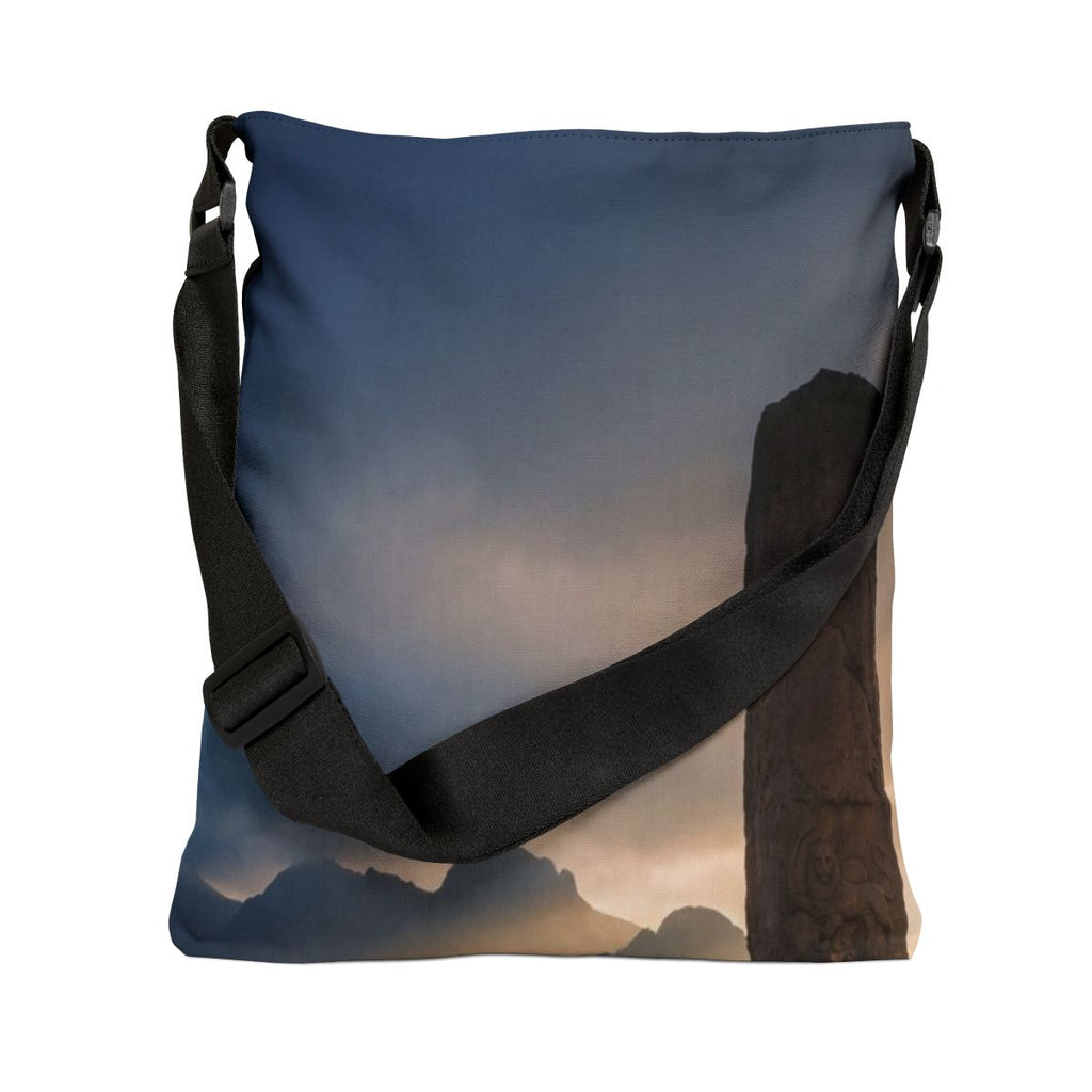 Adjustable Tote Bag - Mystic Ruins | Echovira Gallery