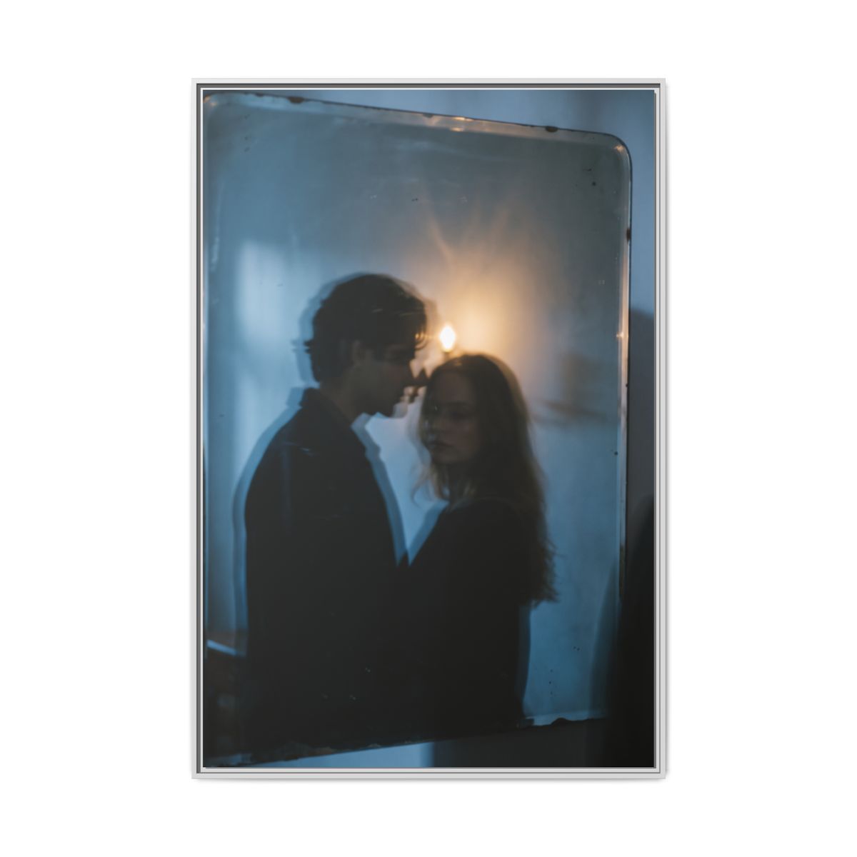 Matte Canvas, Framed - Midnight Reflections Matte Canvas......
