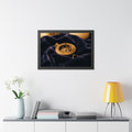 Framed Horizontal Poster Vintage Brass Sundial