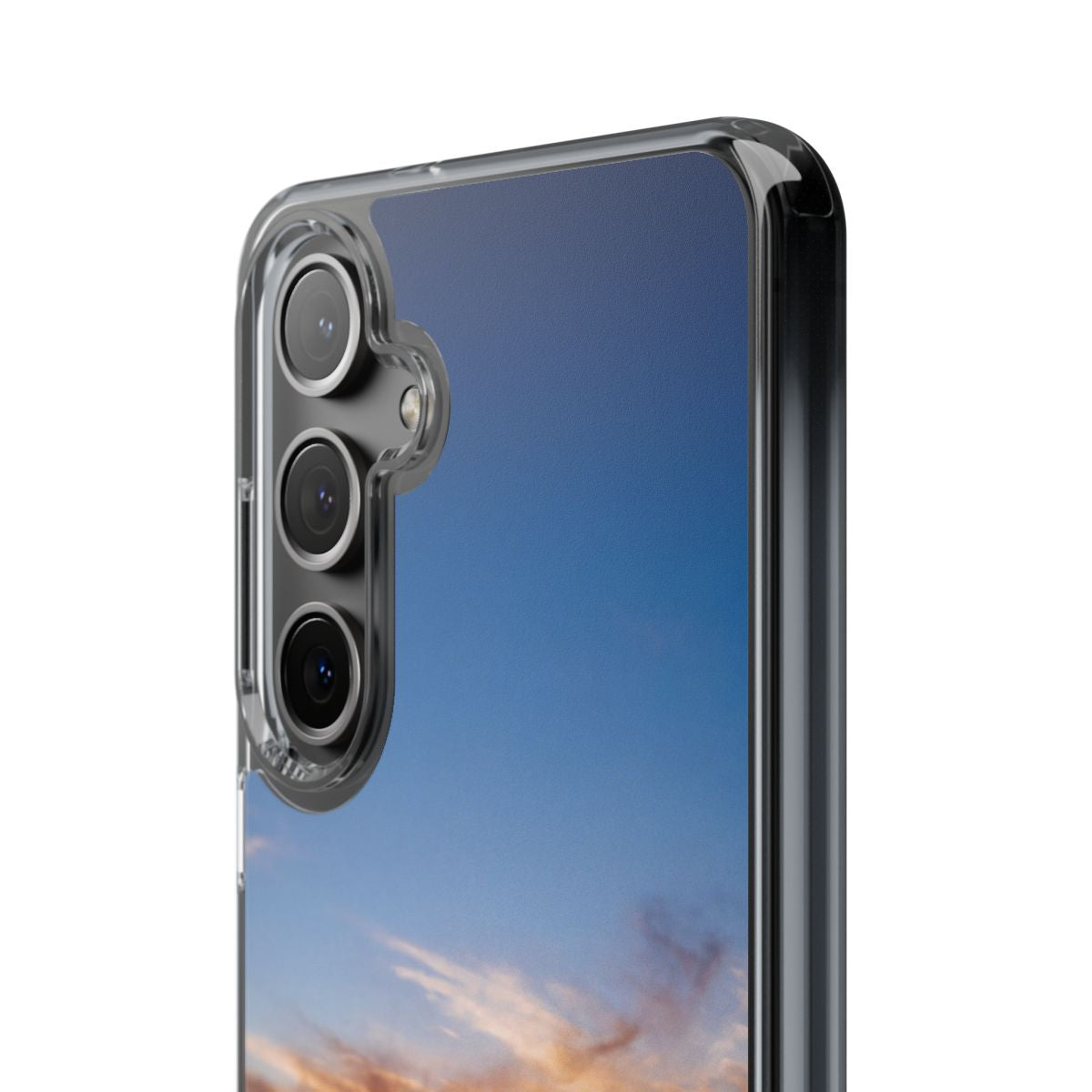 Clear Impact-Resistant Cases - Clear Phone Case - Sunset...
