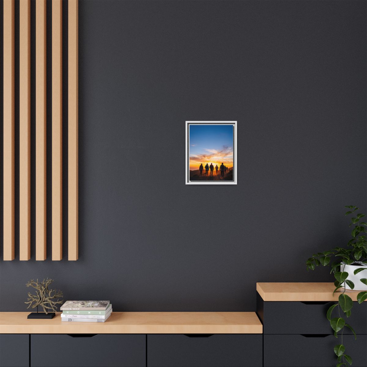 Matte Canvas, Framed - Epic Dawn Trek