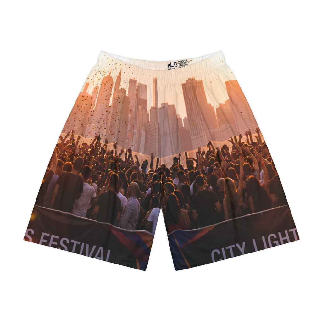 Men's Sports Shorts - Golden Hour | Echovira Gallery