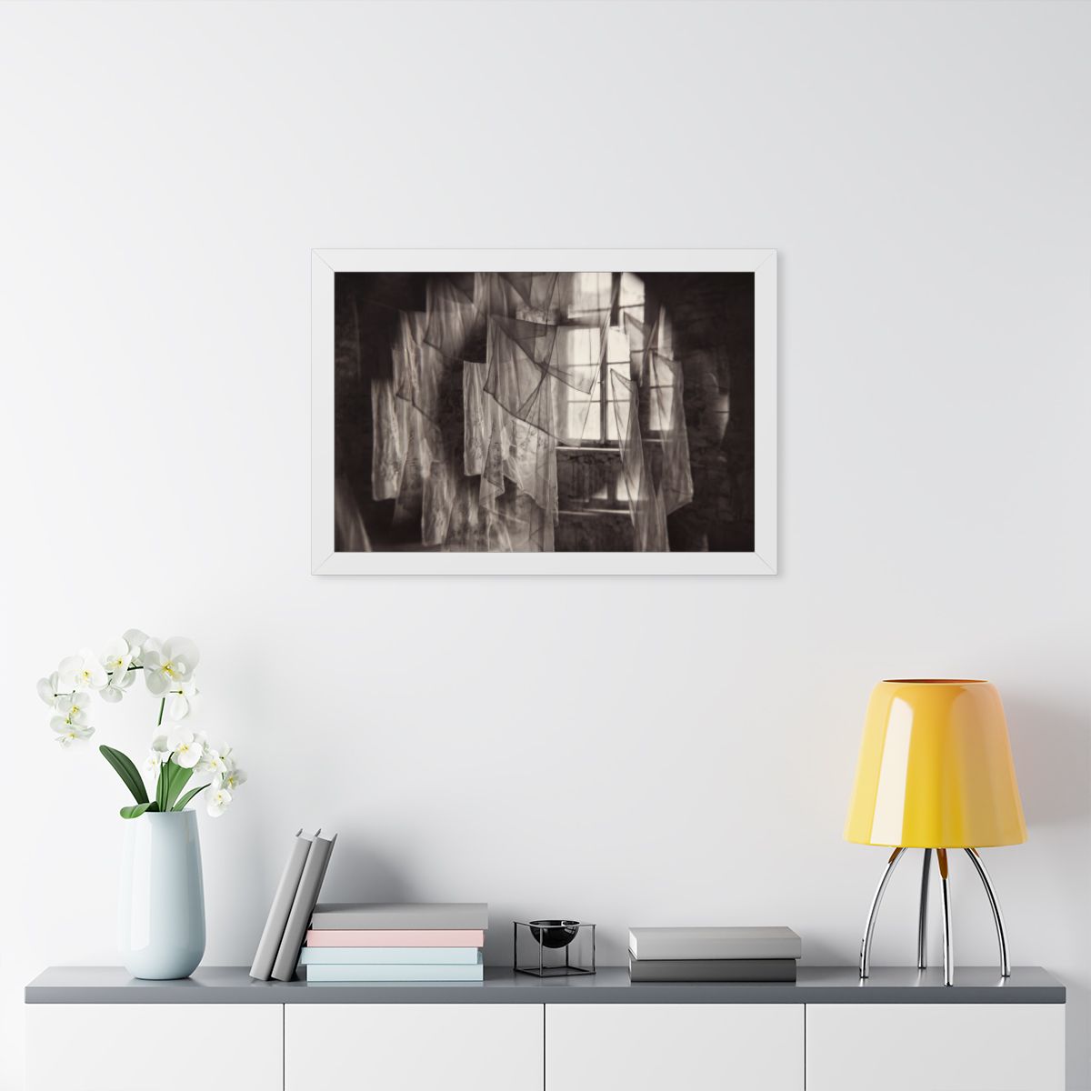 Framed Horizontal Poster - Spectral Veils (14×11, 16×12... |...