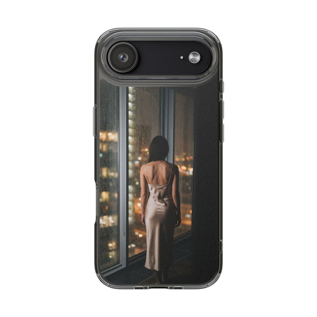 Clear Impact-Resistant Cases - Clear Phone Case - Rainy Mood...