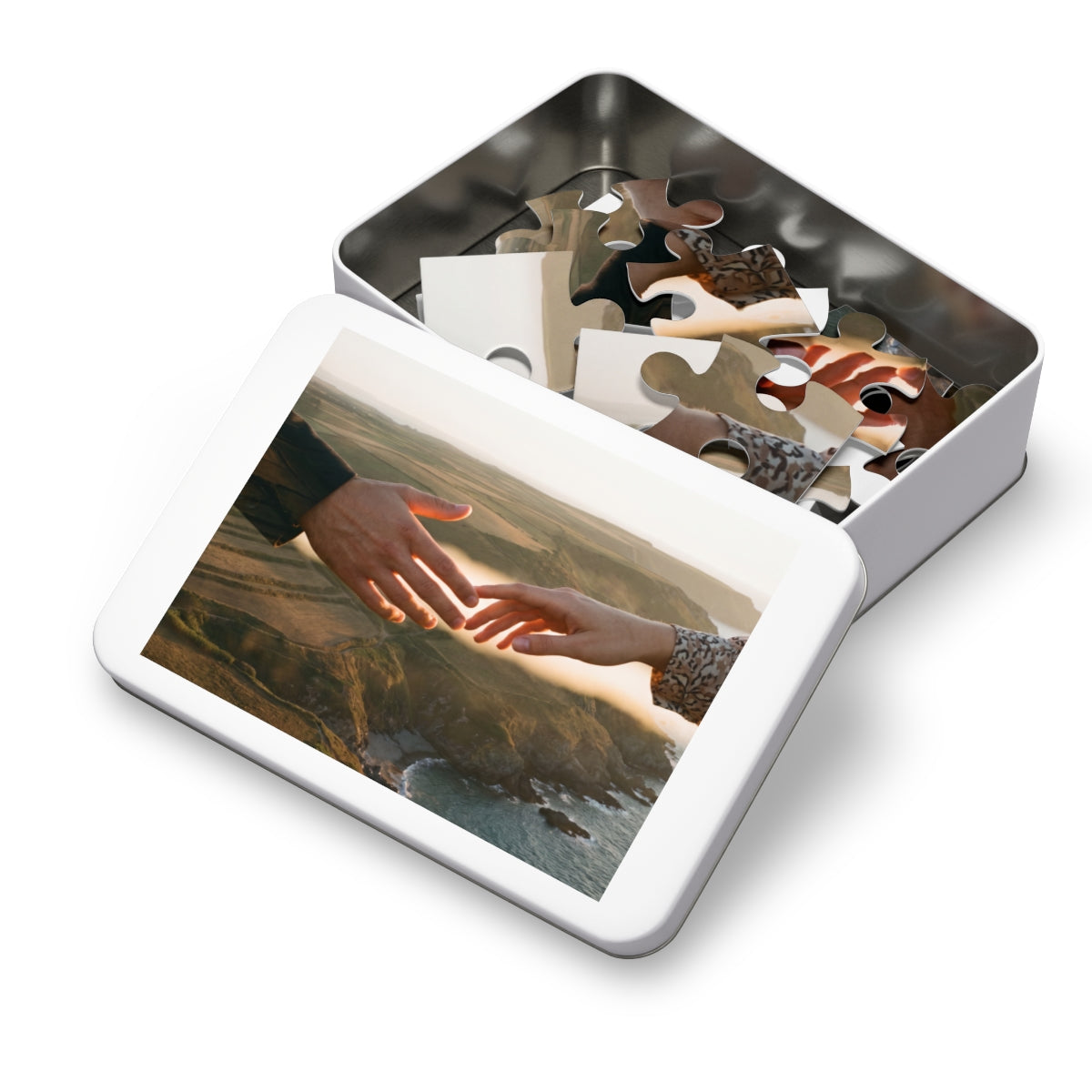 Jigsaw Puzzle with Tin - The Infinite Touch | Ethereal... |...