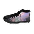 Women's Classic Sneakers with Cobblestone Night Art
