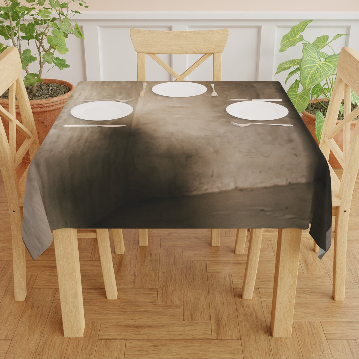 Tablecloth - Shadows of the Citadel moody architectural... |...