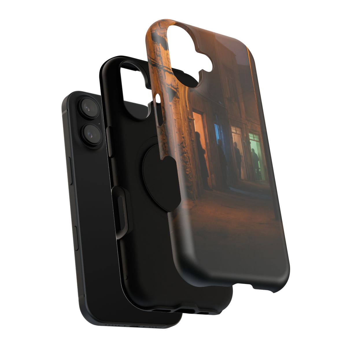 Impact-Resistant Apple iPhone Cases - Shadows of the City | iPhone 17 Pro Max, 17 Pro, 17 Air & More