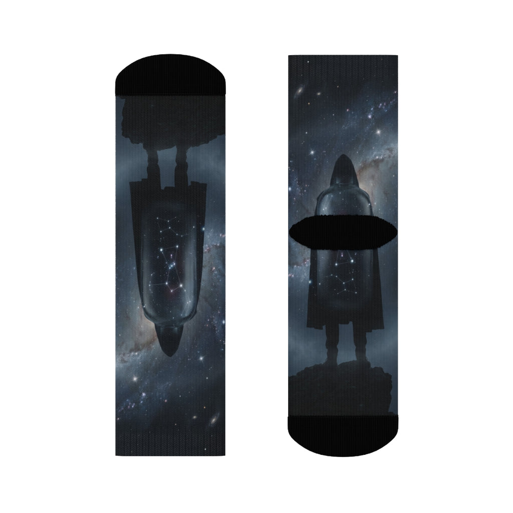 Crew Socks - Cosmic Sentinel Orion Constellation Art |...