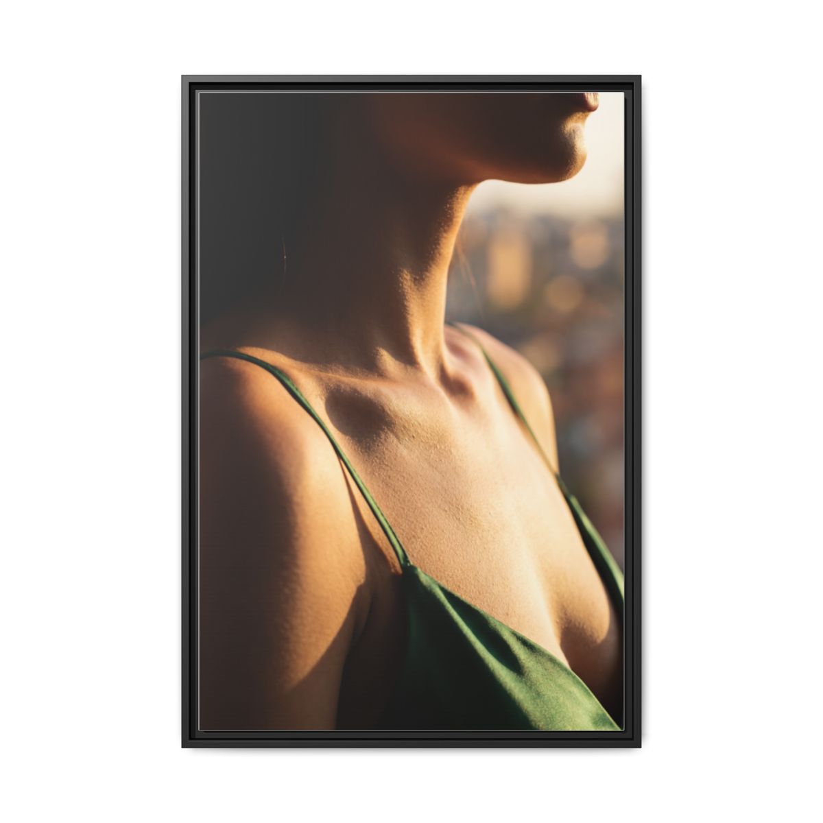Framed Matte Canvas - Sunlit Muse