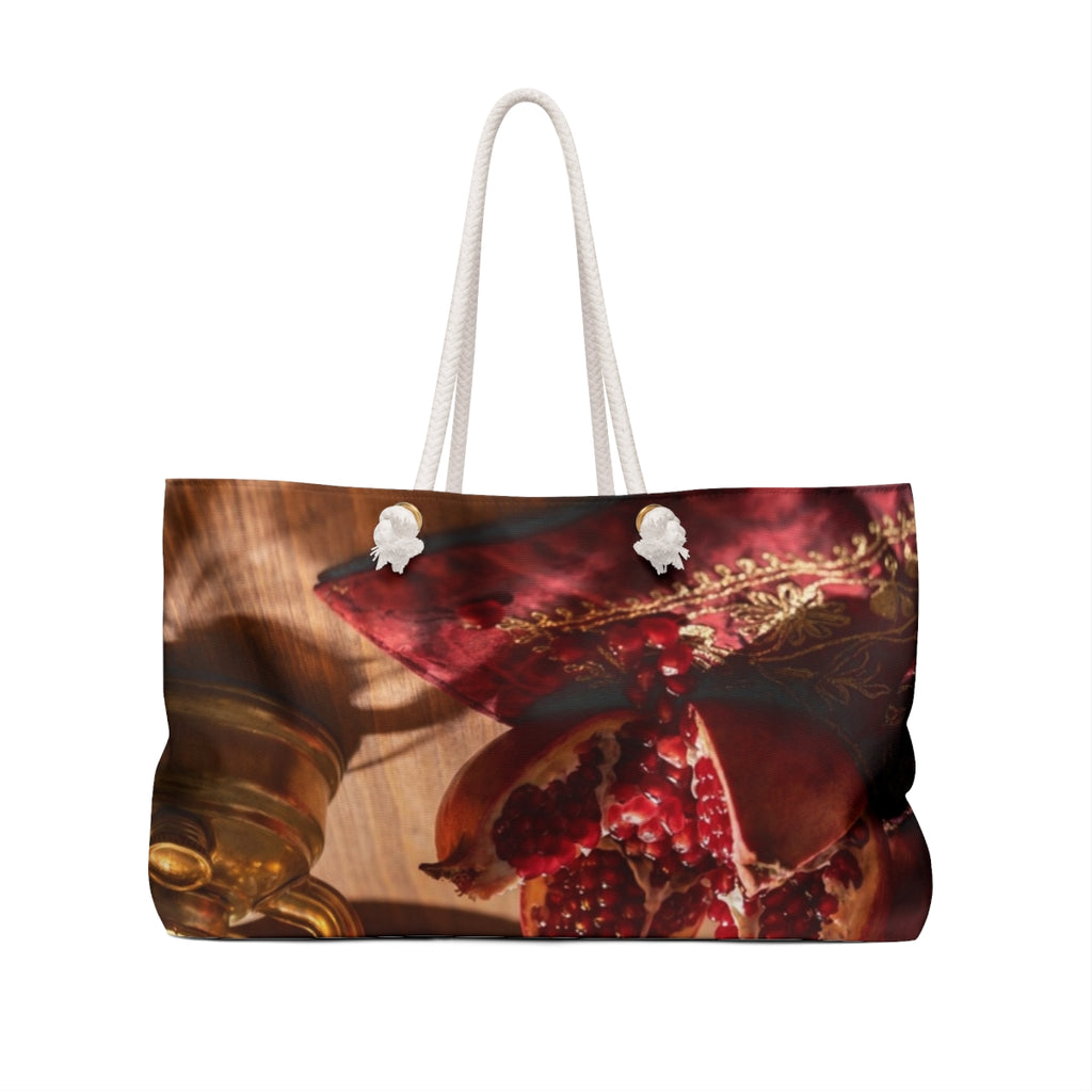 Weekender Bag - Golden Hour Feast Vintage Still Life Art |...