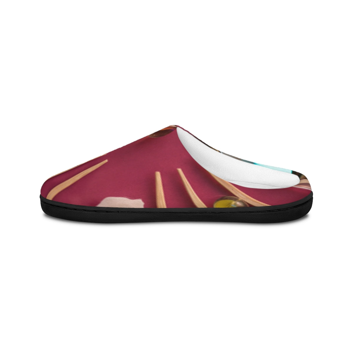 Women's Indoor Slippers with Vintage Theater Art