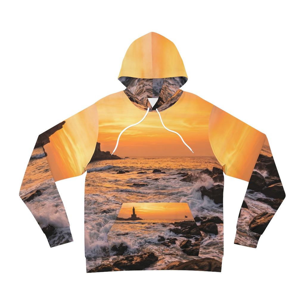 Fashion Hoodie - Golden Coastal Horizon