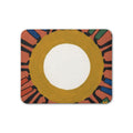 Leather Placemat - Unity Mandala Folk Art | Echovira Gallery