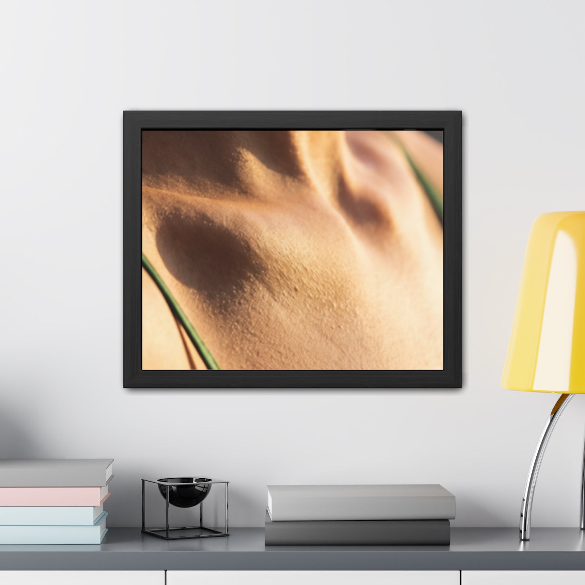 Golden Hour Framed Poster - Elegant Sunkissed Art —... |...