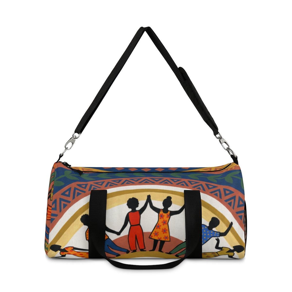 Duffel Bag - Unity Mandala Folk Art | Echovira Gallery