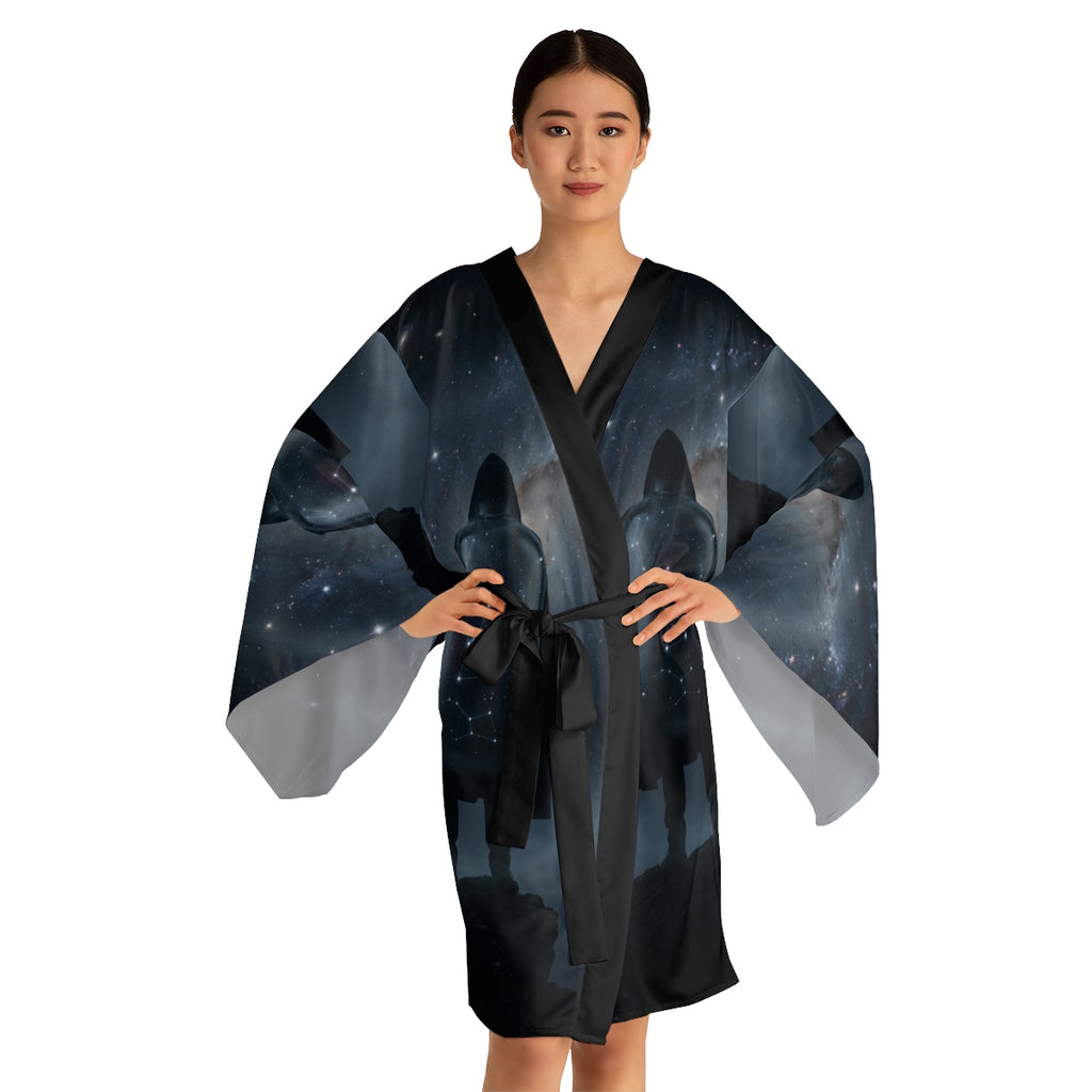 Orion Constellation Long Sleeve Kimono Robe