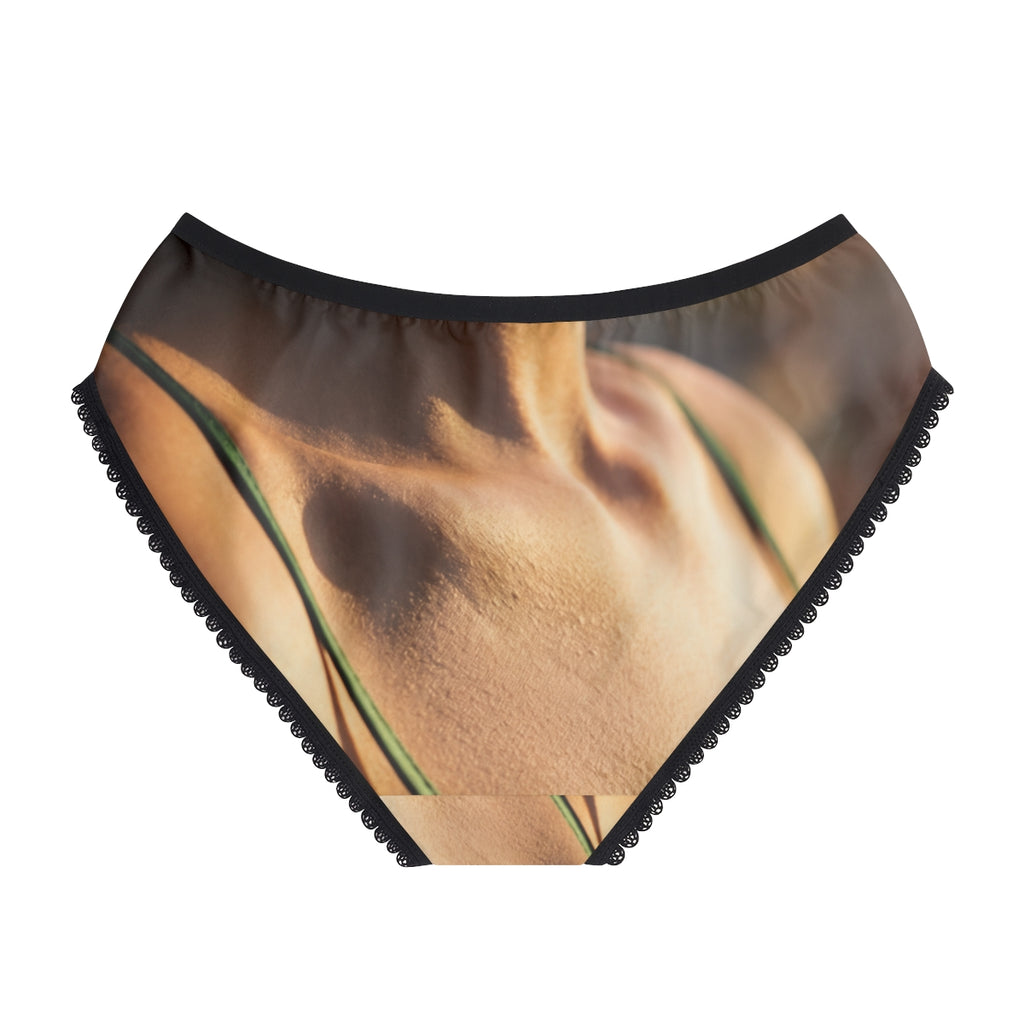 Women's Briefs - Golden Hour - Sunkissed Emerald Glow |...