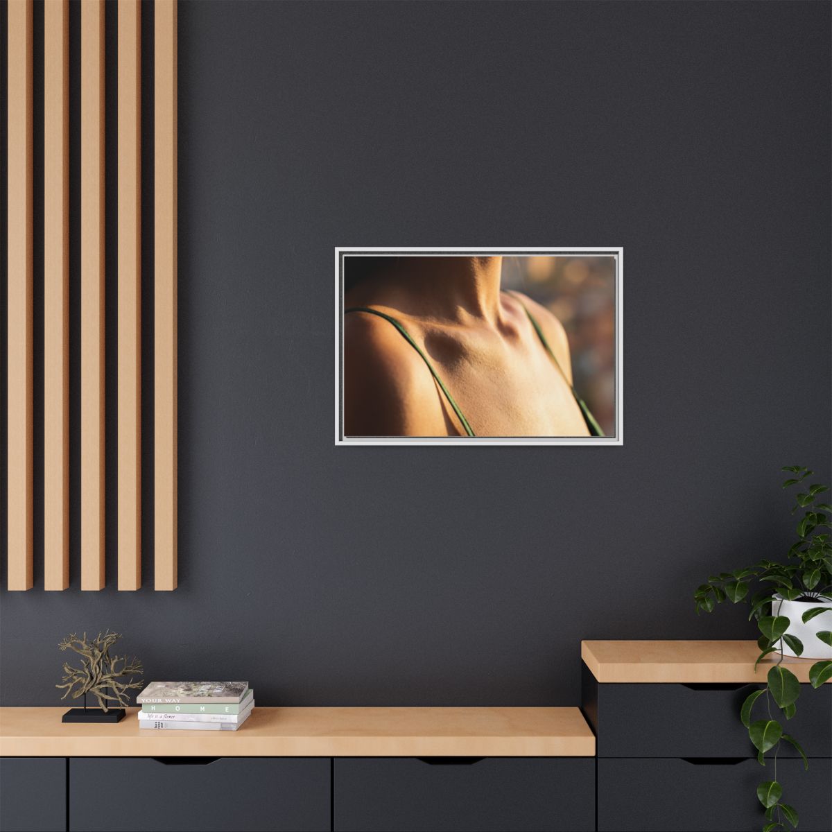 Framed Matte Canvas - Sunlit Muse