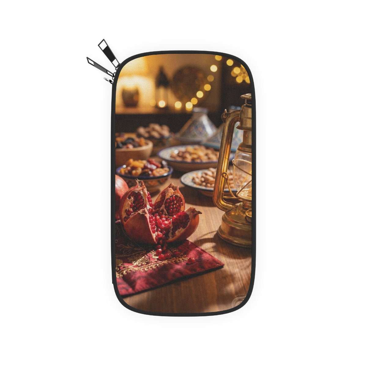 Passport Wallet - Amber Feast Journey | Echovira Gallery