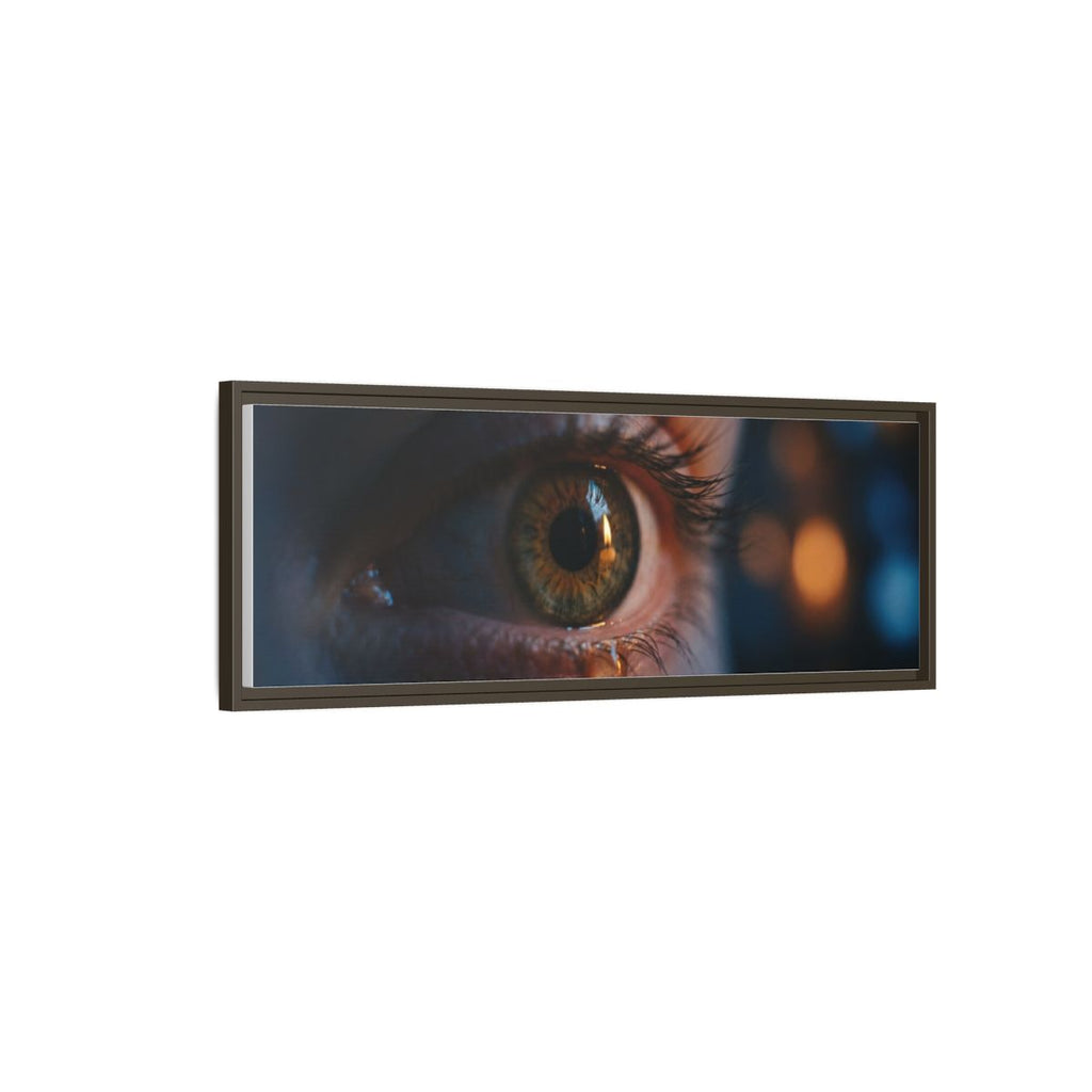 Framed Matte Canvas - Mystic Eye — Espresso / 1.25"