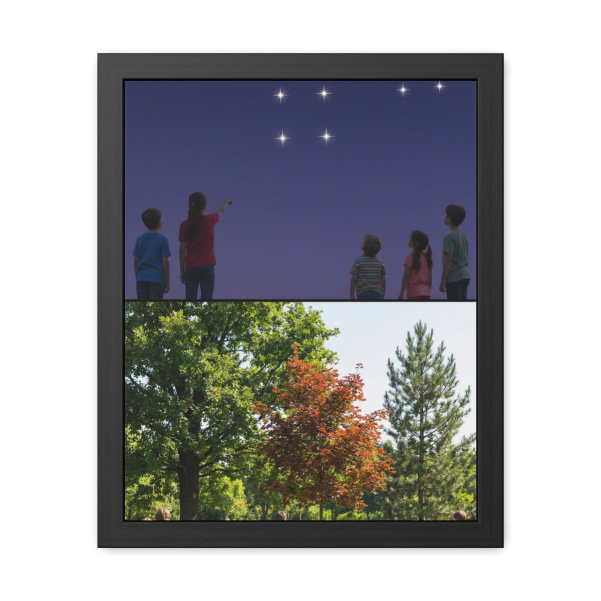 Framed Poster - Little Explorer — Portrait